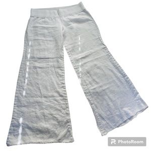 Krisa low rise linen wide leg pants